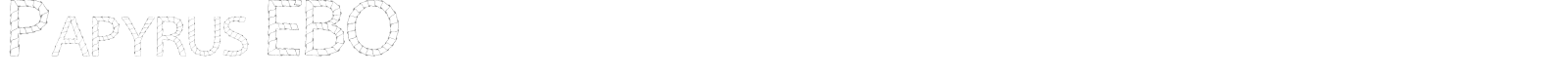 Papyrus EBO font preview